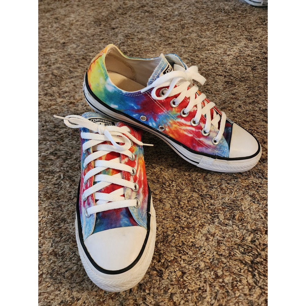 Converse Chuck Taylor All Star Low Tie Dye Multicolor Sneakers W8 / M 6